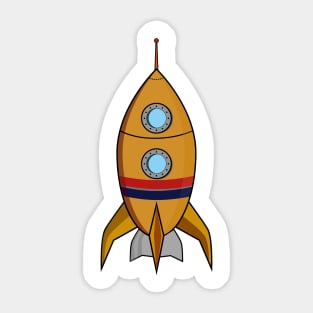 Spaceship Sticker